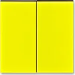 Kryt dělený ABB Levit 3559H-A00652 64 žlutá/kouřová černá