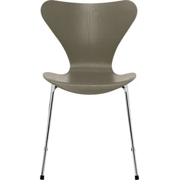 Jídelní židle Fritz Hansen Židle Series 7™, olive green / chrom