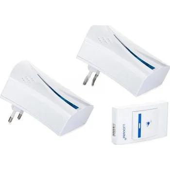 Domovní zvonek Bezdrátový zvonek do zásuvky 2ks