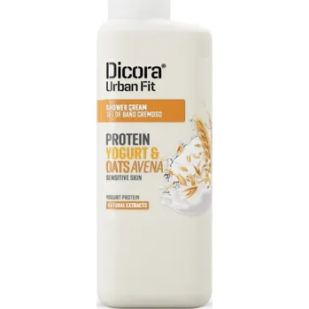 Koupelová kosmetika Dicora Urban Fit Shower Gel Protein Yogurt and Oats Avena - Sprchový gel jogurt a oves 400 ml