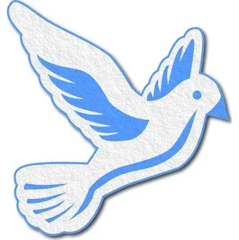 Dekorace do dětského pokoje Pelisport Filcová holubička tištěná