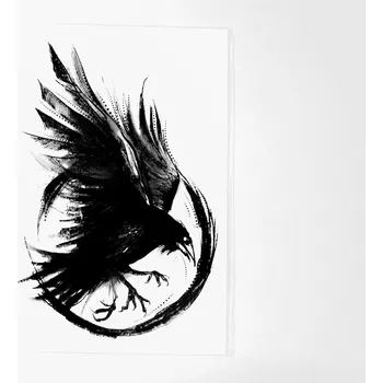 Odstranitelné tetování Tattoo Sticker - Raven