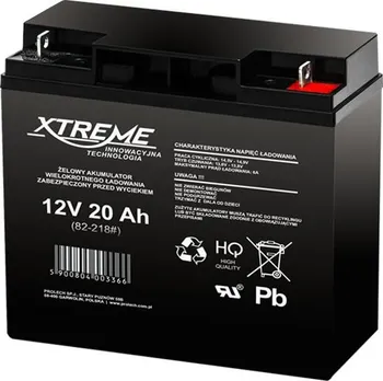 Záložní baterie BLOW Xtreme Nabíjecí gelová baterie 12 V 20 Ah