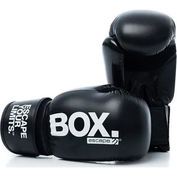 Boxerské rukavice Escape Fitness Escape Boxovací rukavice – větší (černé)