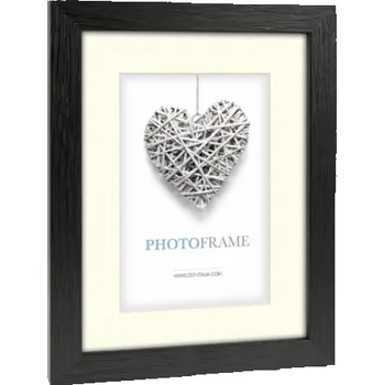 Rám na obraz ZEP Regent 5 pasparta 13x18 drevo obrazovy ram cerna V32575