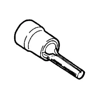 elektrický kabel kabelový kolík, izolovaný, modrý 1,9 x 1,5 - 2,5