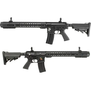 Airsoftová zbraň E&C Airsoftová zbraň M4 VLTOR SAI 16,5”- černá (EC-840)