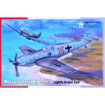 Plastikový model Special hobby 1/72 Messerschmitt Bf 109E-1 'Lightly-Armed Emil'