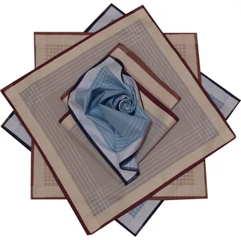 Látkový kapesník xcena Kapesníky z česané bavlny světlé