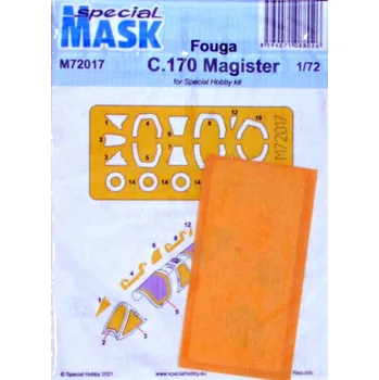 Plastikový model Special hobby 1/72 Mask for Fouga C.170 Magister (SP.HOBBY)