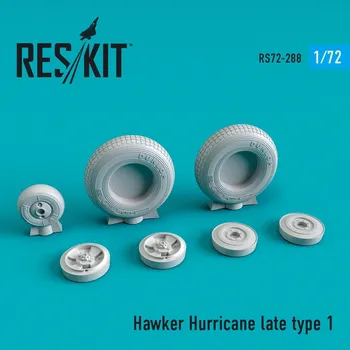 Plastikový model 1/72 Hawker Hurricane wheels set late type 1