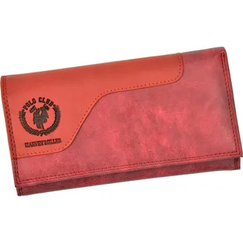 Dámská kožená peněženka Harvey Miller 1743 895 červená | KabelkyproVas.cz