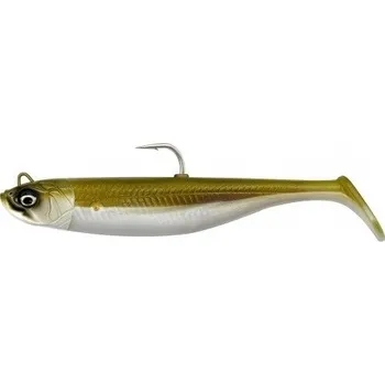 Rybářský háček 2ks - Gumová Nástraha Savage Gear Minnow Sinking 12,5cm 35gr Khaki