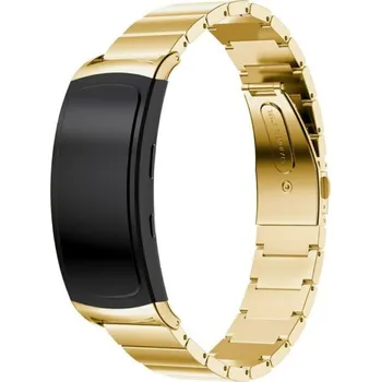 Ostatní příslušenství k chytrým hodinkám eses Kovový řemínek pro Samsung Gear Fit 2 - Zlatý