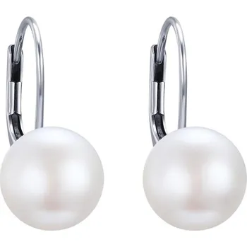 Náušnice Olivie Stříbrné náušnice SLADKOVODNÍ PERLY 5277 Ag 925; ≤2,6 g.