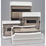 EATON IKA-1/4-ST Rozvodnice NA omítku IP65, průhledné dveře, 1 řada, 4 moduly