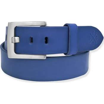 Opasek Eggo Freeman kožený opasek Modrá