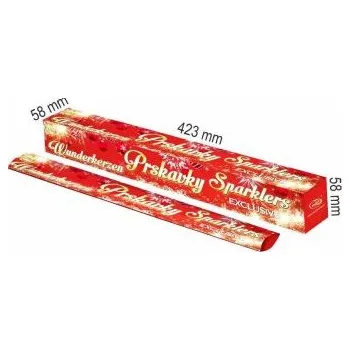 Zábavní pyrotechnika VP40E zlaté prskavky, délka 40cm, délka prskací hmoty 32,5cm