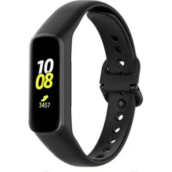 Příslušenství k chytrým hodinkám eses Silikonový řemínek pro Samsung Galaxy Fit 2 - Černý