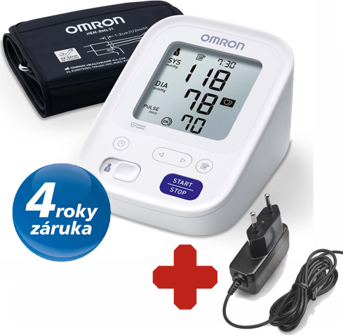 Tonometr OMRON M3 AC + zdroj
