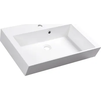 Sapho ORINOKO umyvadlo 60x45cm, litý mramor, bílá