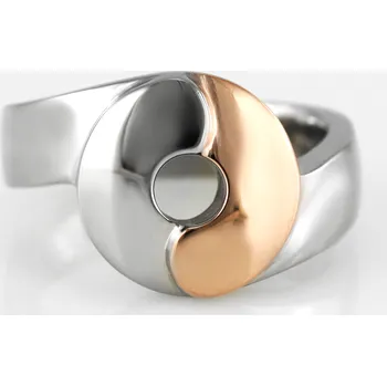 Souprava šperků MPM Prsten z chirurgické oceli Ring 7514 - size 55