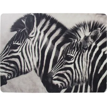 prostírání 4ks pevné korkové prostírání Zebras - 30*40*0,4cm
