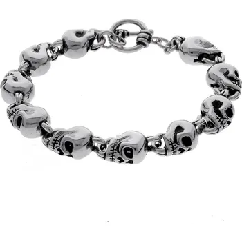 Souprava šperků MPM Ocelový náramek z chirurgické oceli Bracelet 8146, Silver