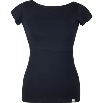 Těhotenská móda Kojicí tričko - černá, Angel Wings Velikost: L