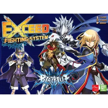 Desková hra LeveL 99 Exceed: Fighting System (BlazBlue) - Jin Kisaragi, Carl Clover, Hakumen, Bang Shishigami