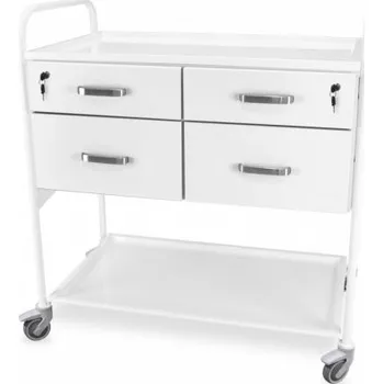 VÍCEÚČELOVÝ LÉKAŘSKÝ VOZÍK JUVW5 Barva: Bílá