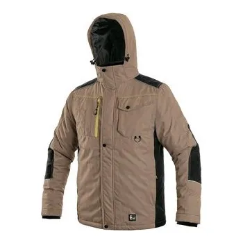 Pánská softshellová bunda Bunda CXS BALTIMORE, pánská, béžovo - černá, vel. 4XL