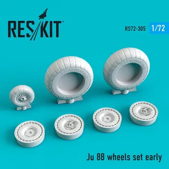 Plastikový model 1/72 Ju 88 wheels set early version