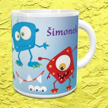 Hrnek se jménem Strašidýlka 1 - Bílá / Keramický 0,29 l