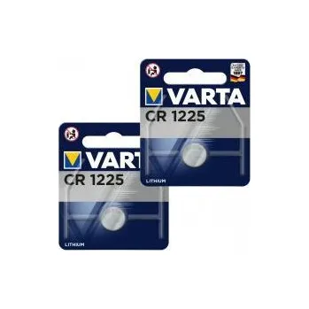 2x litiový knoflíkový článek, baterie Varta CR1225 2x 1ks balení originál 3V