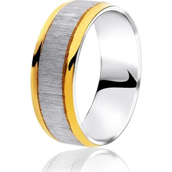 Souprava šperků MPM Snubní ocelový prsten z chirurgické oceli Wedding ring 5298 B - size 56