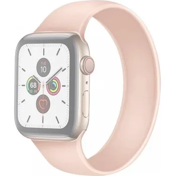 Řemínek na hodinky Navlékací silikonový řemínek pro Apple Watch Ultra 49mm / 46mm / 45mm / 44mm / 42mm - L - růžový