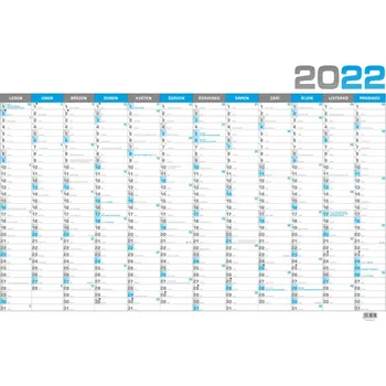 Kalendář Baloušek Tisk B1 2022 modrý