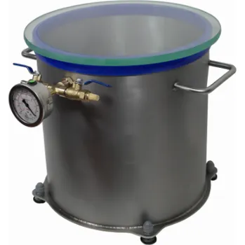 VAKUOVÁ KOMORA 20,0 L PRO STABILIZACI DŘEVA, NEREZOVÁ OCEL