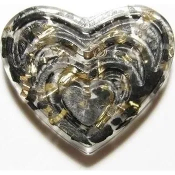 Orgonit na mobil - srdíčko se šungitem