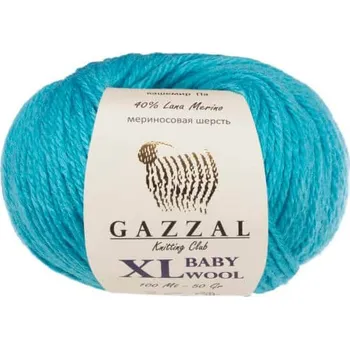 Příze Příze Baby Wool XL 820 tyrkysová Gazzal