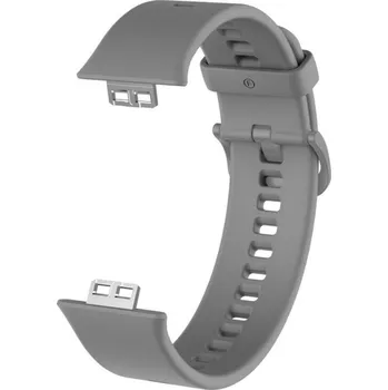 eses Silikonový řemínek pro Huawei Watch Fit a Huawei Watch Fit New - Šedý