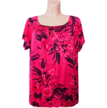 Dámská halenka Dámská halenka s gumou v pase Barva: Červená, Velikost: Univerzální