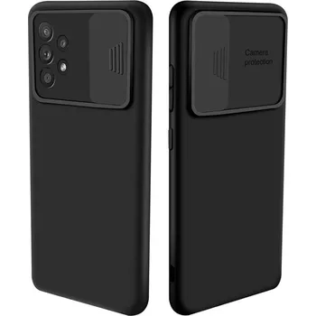 Kryt Samsung Galaxy A72 s krytem fotoaparátu - černý