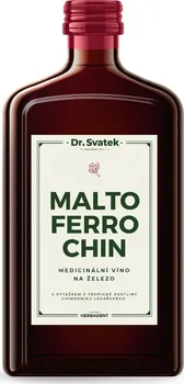 Přírodní produkt Herbadent Dr. Svatek Maltoferrochin medicinální víno na železo