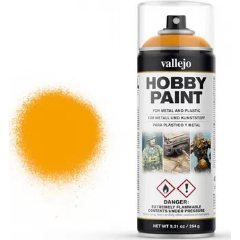 Barva ve spreji Vallejo Hobby Spray Paint 28018 Sun Yellow 400 ml