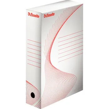 Archivační box Archivní krabice A4 kartonová bílá, šíře 8cm, ES128080