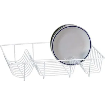 Odkapávač na nádobí ARTEX Odkapávač na nádobí PRONTO 47,5 x 30 cm, plastovaný drát, bílý