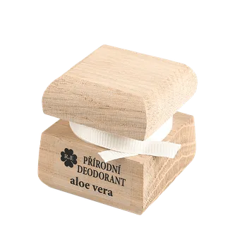 Přírodní krémový deodorant s vůní aloe vera a přidaným extraktem z Aloe - 15 ml