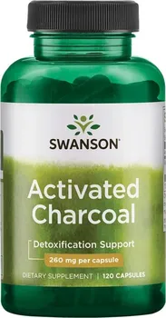 Swanson Activated Charcoal 520 mg 120 cps.